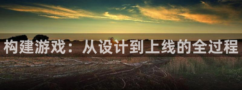 沐鸣2平台在线注册：构建游戏：从设计到上线的全过程