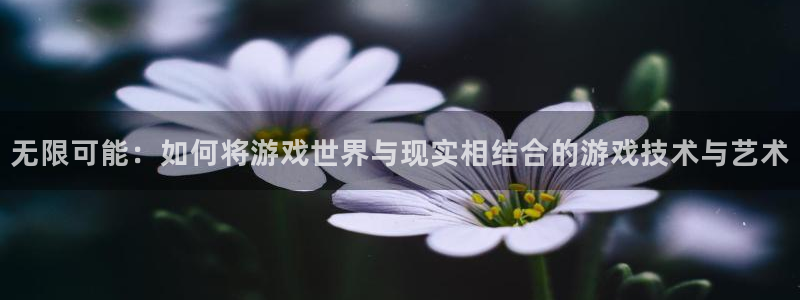 沐鸣2撤35994还和：无限可能：如何将游戏世界与现实相结合的游戏技术与艺术