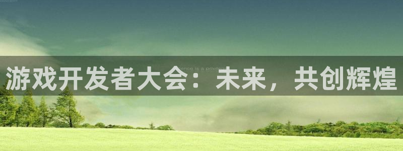 沐鸣2产7O777：游戏开发者大会：未来，共创辉煌