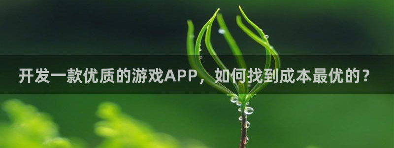 沐鸣2娱乐平台注册：开发一款优质的游戏APP，如何找到成本最优的？